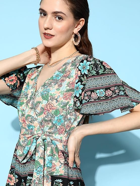 Vibrant Multicolor Printed Jumpsuit